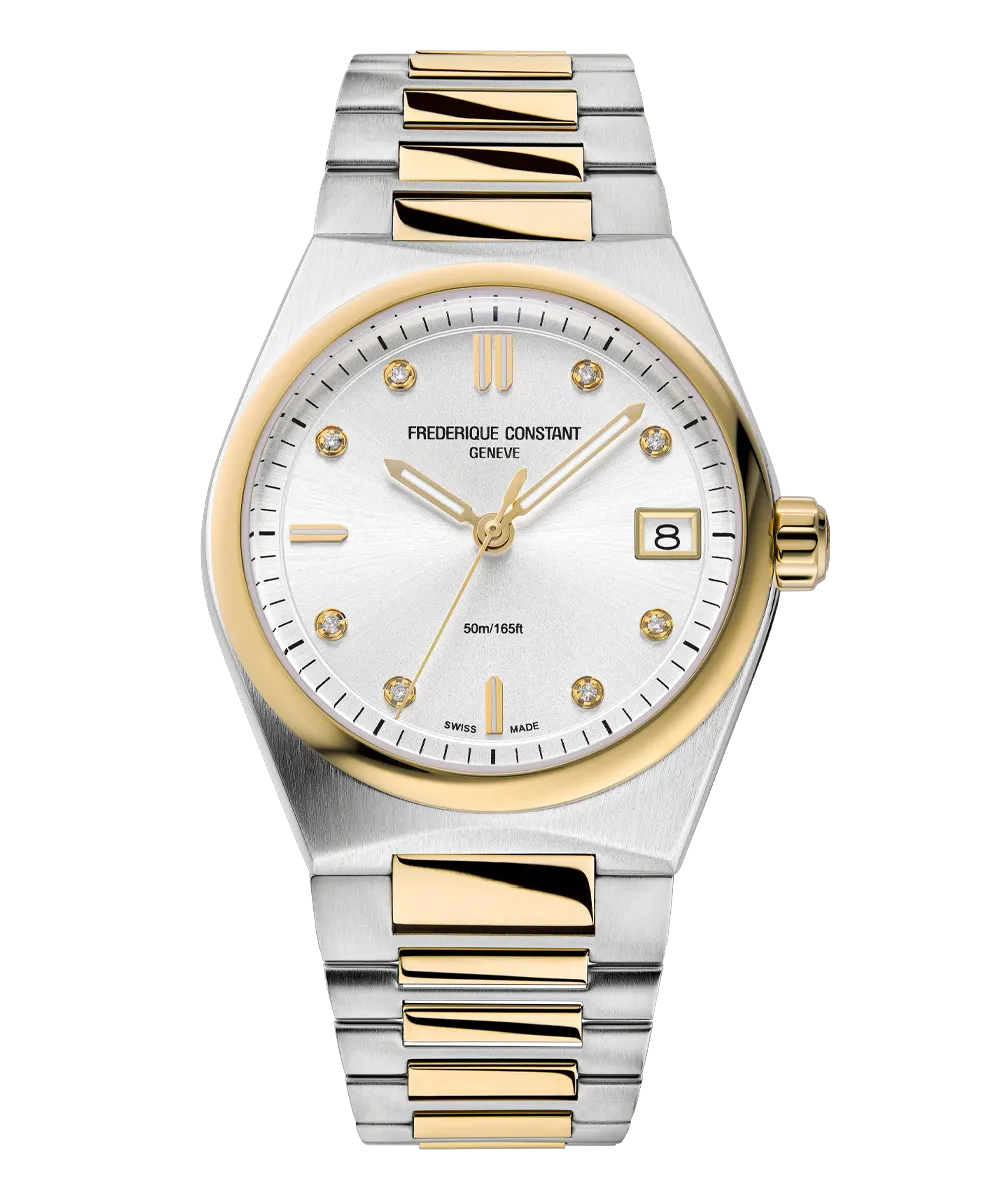 【美品】upper hightsTHE NIECE 23 QUARTZ Highlife Ladies Quartz Watch FC-240VD2NH3B | Frederique Constant